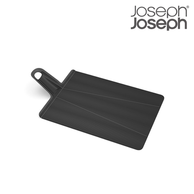 【英國Joseph Joseph】 Chop2Pot系列 輕鬆倒砧板-黑