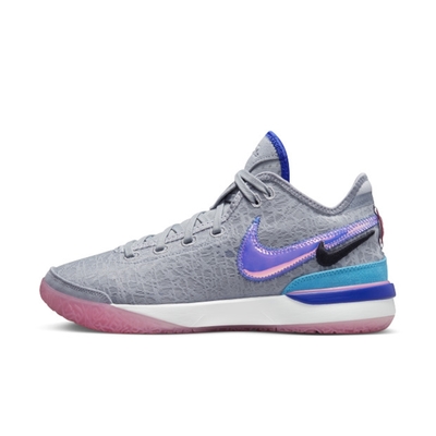 NIKE ZOOM LEBRON NXXT GEN EP 男籃球運動鞋-灰紫粉-DR8788002