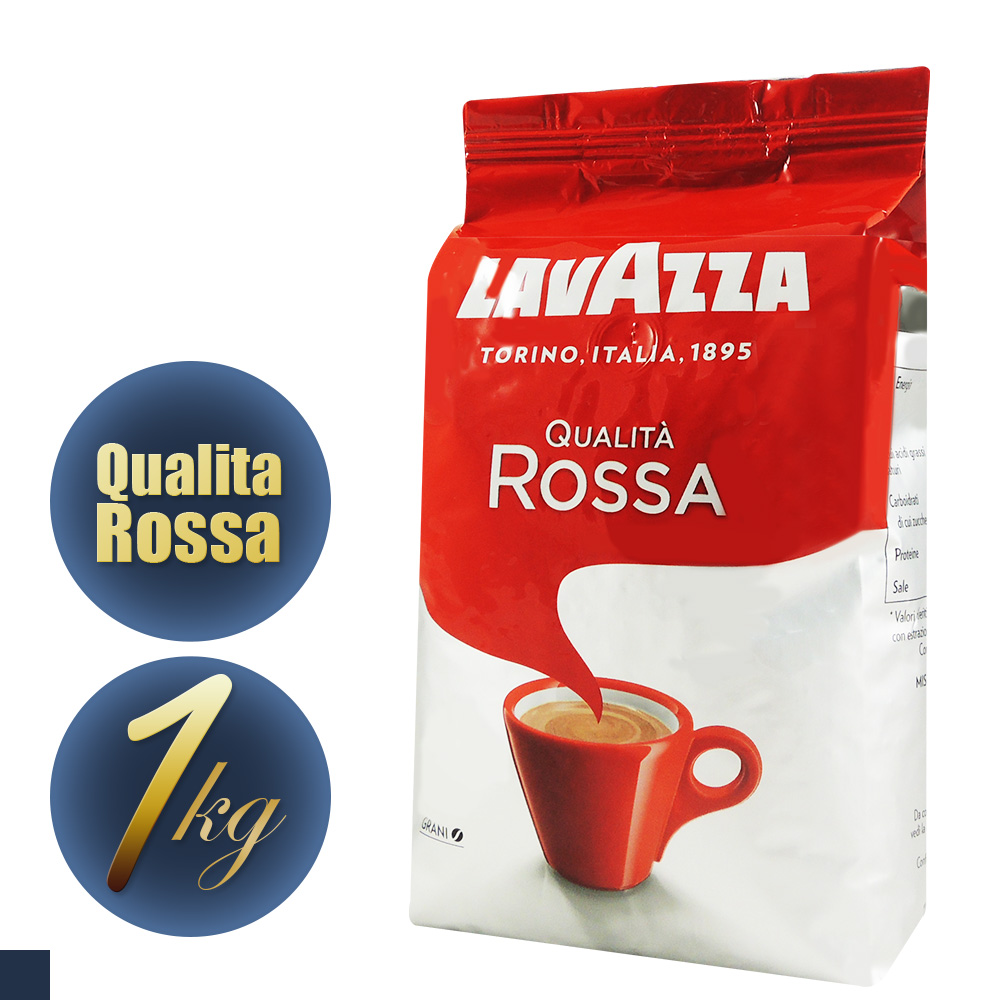 義大利LAVAZZA Rossa咖啡豆(1000g)