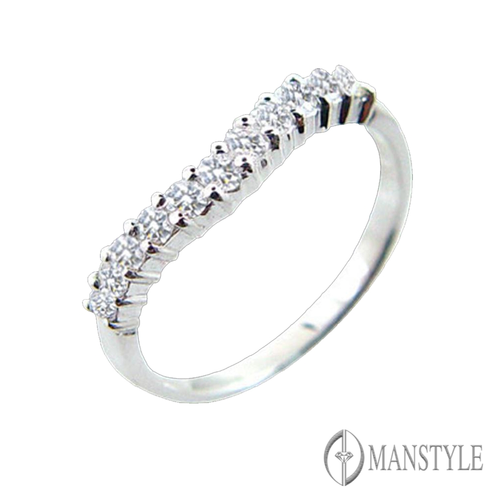 MANSTYLE 窈窕 0.28ct 南非天然鑽戒