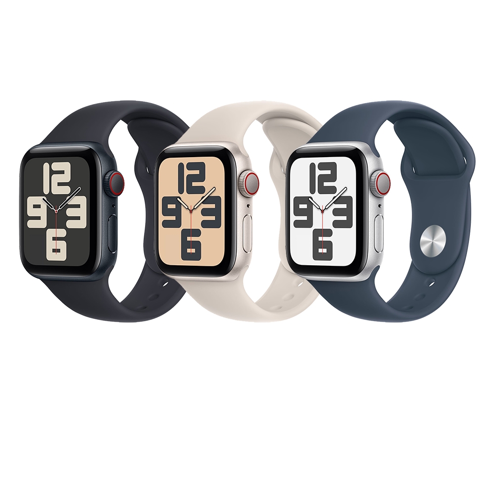 2023 Apple Watch SE 40mm 鋁金屬錶殼配運動錶帶(GPS+Cellular) | SE