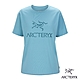 Arcteryx 始祖鳥 女 LOGO 短袖休閒Tee 快樂藍 product thumbnail 1