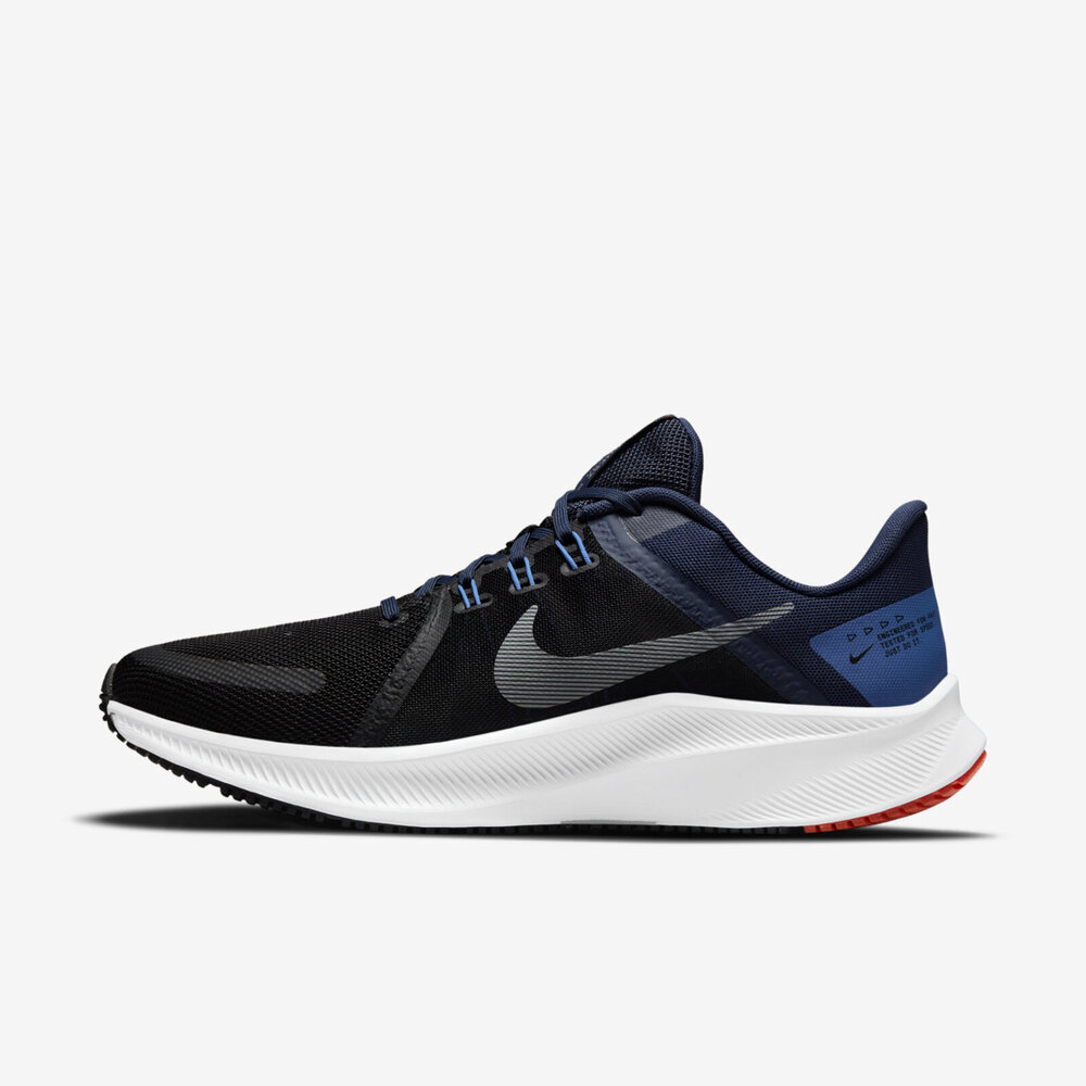 Nike Quest 4 [DA1105-004] 男 慢跑鞋 運動 訓練 休閒 輕量 避震 包覆 支撐 透氣 黑灰藍