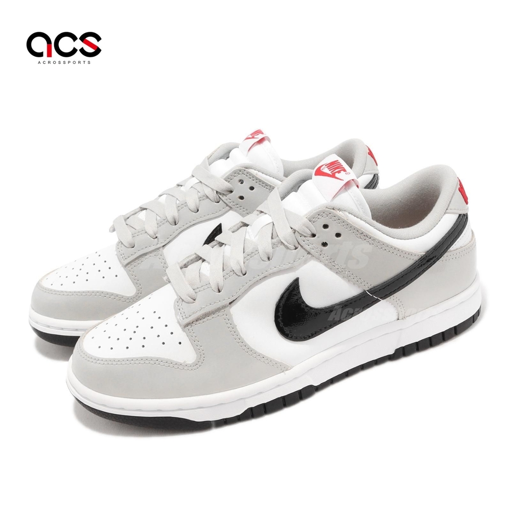 Nike Wmns Dunk Low ESS 女鞋男鞋煙灰白黑勾漆皮Light Iron Ore DQ7576