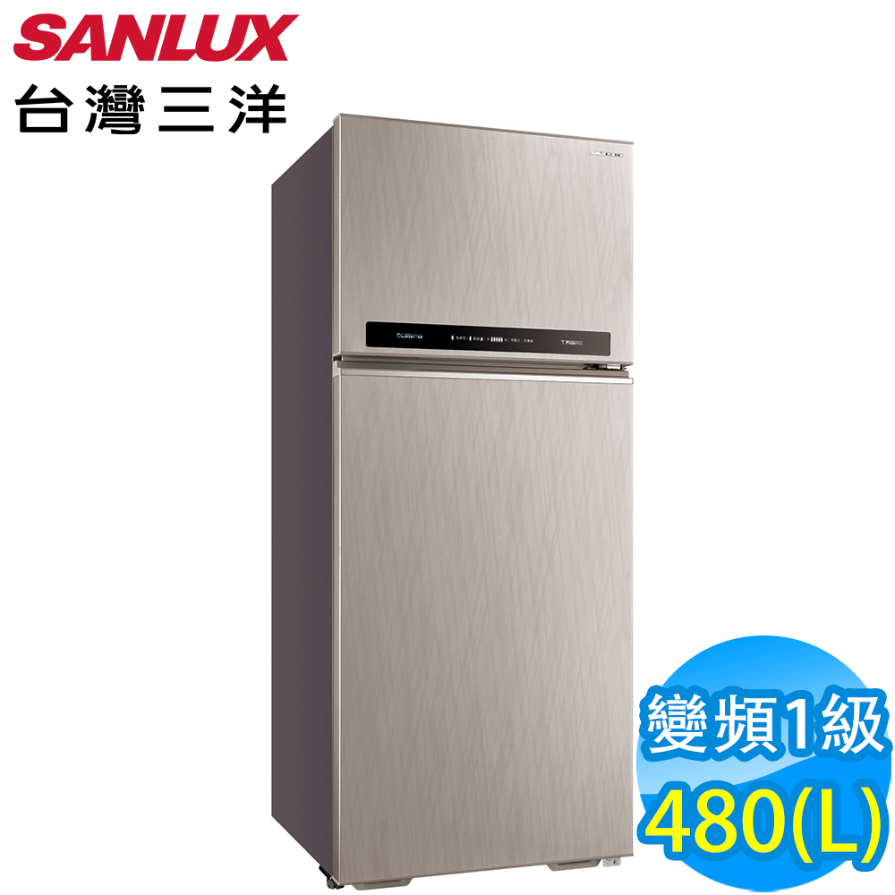 【超值】SANLUX台灣三洋 480L 1級變頻2門電冰箱 SR-C480BV1A - 變頻301-599L - @網紅直播人氣商品