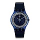 Swatch THINK FUN系列 BLUSPARKLES 藍夜星空手錶 product thumbnail 1