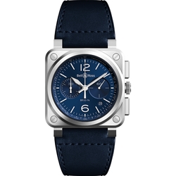 Bell&Ross 極致挑戰機艙儀錶板計時機械腕錶(BR0394-BLU-ST/SCA)-42mm