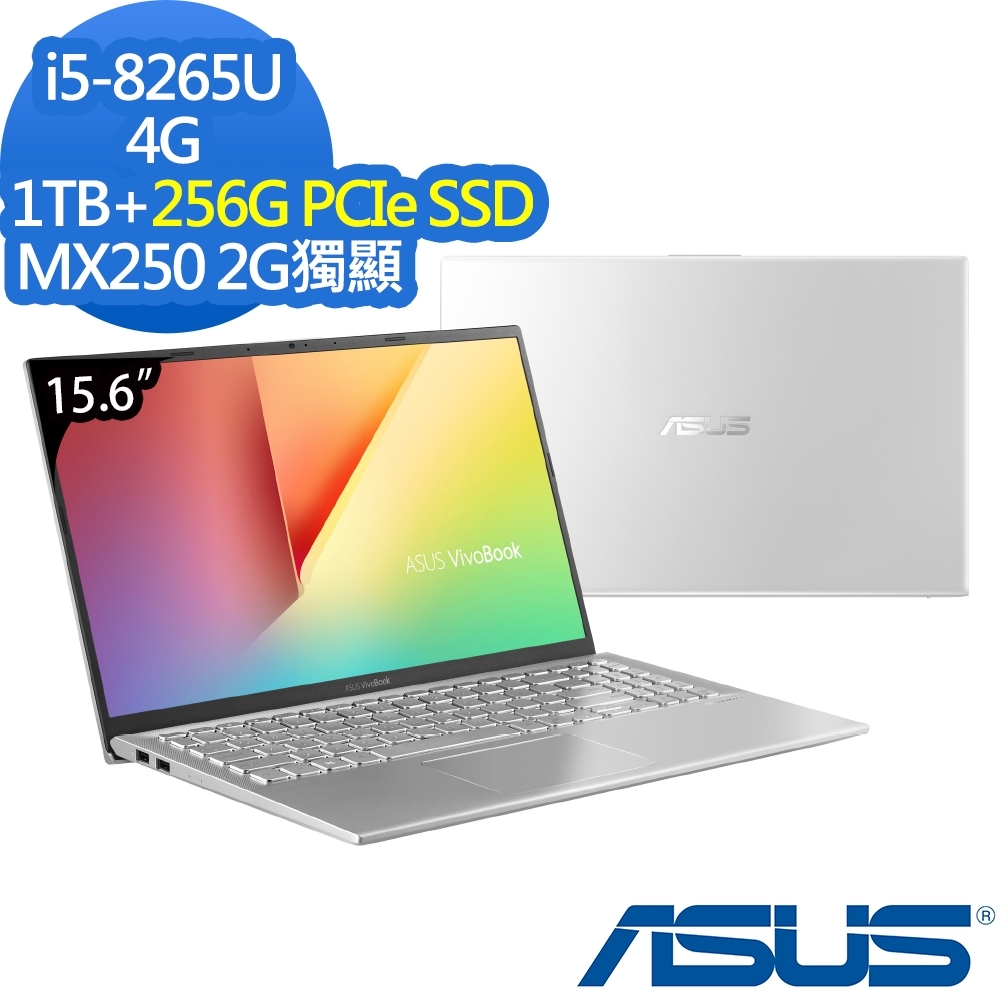 ASUS X512FL 15.6吋筆電 i5-8265U/256G+1TB/MX250特仕效能筆電