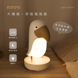 KINYO USB充電LED大嘴鳥呼吸氣氛燈