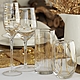 《CreativeTops》水晶玻璃白酒杯(金紋飾414ml) | 調酒杯 雞尾酒杯 紅酒杯 product thumbnail 1