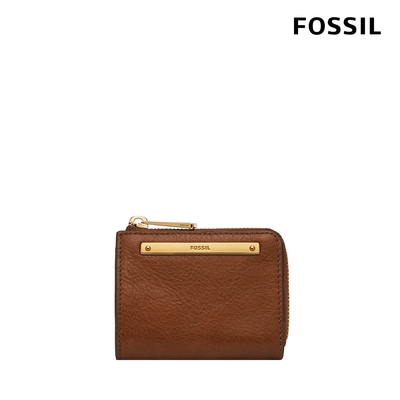 fossil liza 真皮零錢包-棕色 sl6406g200