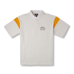 CONVERSE RETRO POLO 短袖上衣 男 白黃-10026173-A01