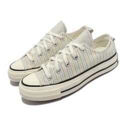 Converse 帆布鞋 Chuck 70 Low 1970 男鞋 女鞋 藍綠 低筒 山核桃 直條紋 三星標 A02293C