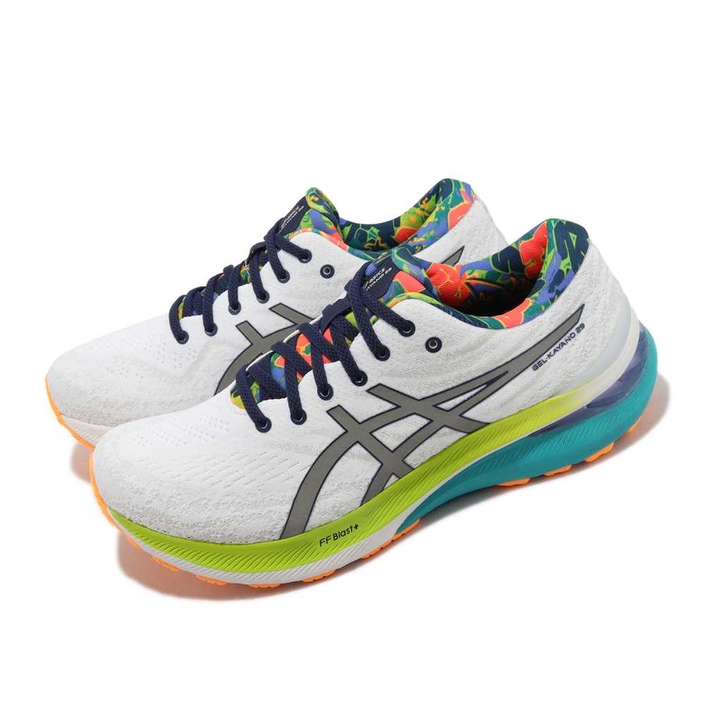 Asics 慢跑鞋 GEL-Kayano 29 Lite-Show 白 灰 男鞋 夜光 支撐 亞瑟膠 亞瑟士 1011B628300