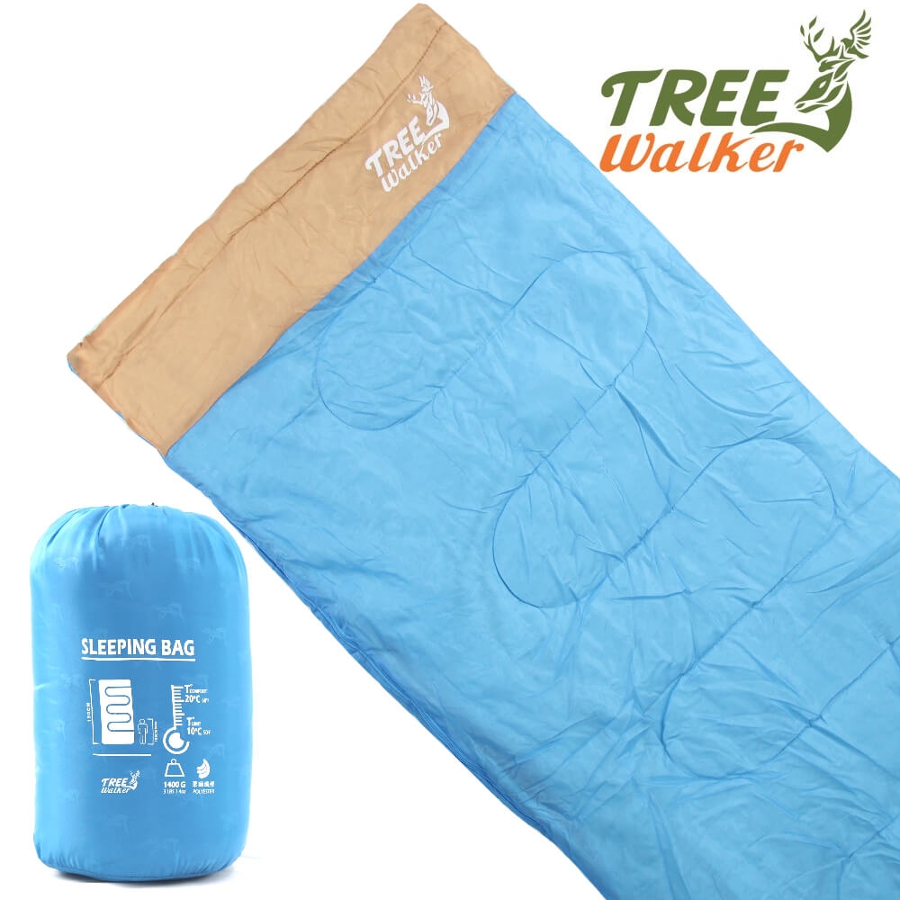 TreeWalker 鏕遊眠絢麗睡袋-藍卡其