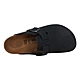 BIRKENSTOCK BOSTON BS 男女足跡舒適包頭拖鞋-海灘 戲水 勃肯 059461 黑 product thumbnail 1