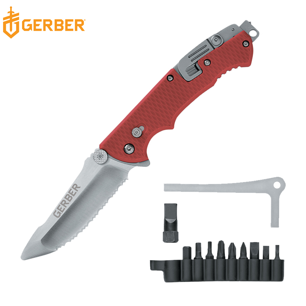 Gerber Hinderer Rescue 救援者多功能鋸齒折刀22-01534