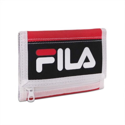 Fila 皮夾 Wallet 三摺運動皮夾 經典 男女款