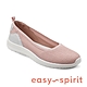 Easy-Spirit-GOLDI2-後跟異材質拼接休閒平底鞋-粉色 product thumbnail 1