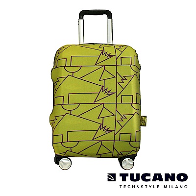 TUCANO X MENDINI 高彈性防塵行李箱保護套 S-草綠