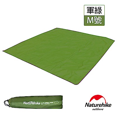 Naturehike 戶外6孔帳篷地席 天幕帳布 M號 3-4人 軍綠