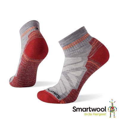 官方直營 Smartwool 女機能戶外全輕量減震低筒襪 淺灰 美麗諾羊毛襪 登山襪 保暖襪 除臭襪