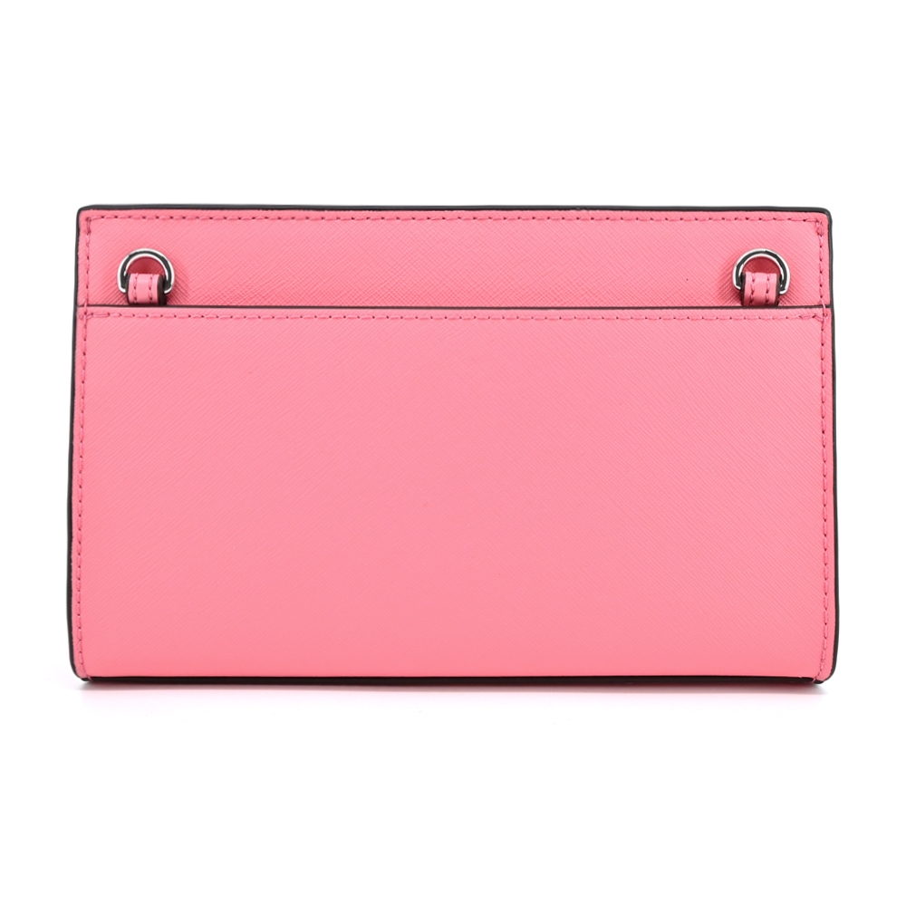 Michael+Kors+Rayne+Small+Leather+Crossbody+in+Carnation+Pink+