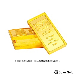 (無卡分期12期)Jove gold 幸運守護神黃金條塊-伍台錢