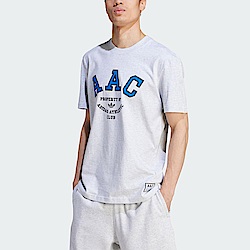 Adidas Hack AAC Tee IM4572 男 短袖上衣 T恤 亞洲版 運動 休閒 三葉草 棉質 淺灰