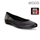 ECCO TOUCH BALLERINA 2.0 優雅單色平底芭蕾舞鞋 女-黑 product thumbnail 1