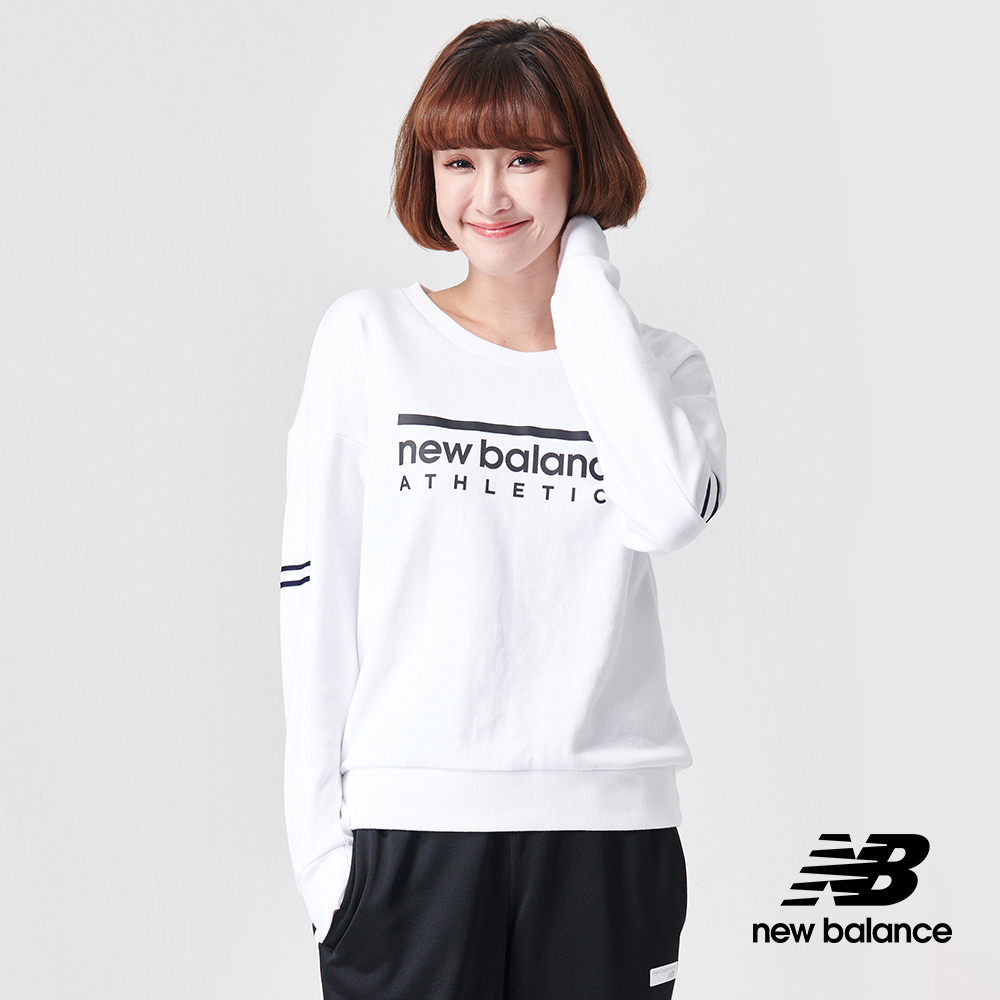 New Balance 長袖T恤_AWT91551WT_女性_白色