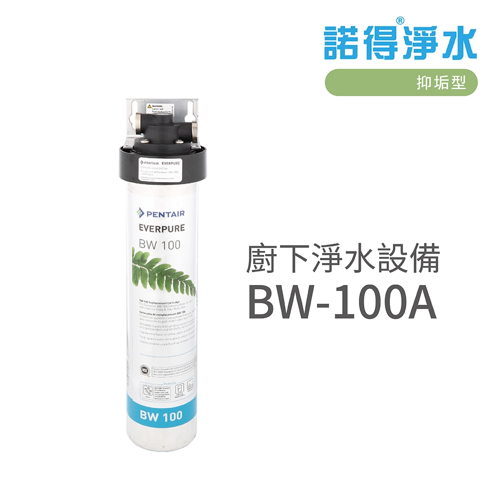 【諾得淨水】含基本安裝 廚下淨水設備 EVERPURE系列 抑垢型(BW100A)
