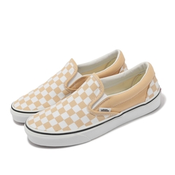 Vans 懶人鞋 Classic Slip-On 男鞋 女鞋 橘 白 格紋 棋盤格 帆布 休閒鞋 VN0A7Q5DBLP