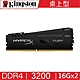 金士頓 Kingston FURY DDR4 3200 16G X2 32G BEAST 桌上型超頻記憶體 KF432C16BB1K2/32 product thumbnail 1