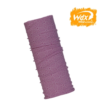 Wind x-treme 美麗諾羊毛保暖多功能頭巾 5006 淺紫紅(透氣、圍領巾、西班牙)