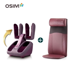 【預購】OSIM 腿樂樂OS-393紫色+背樂樂OS-260