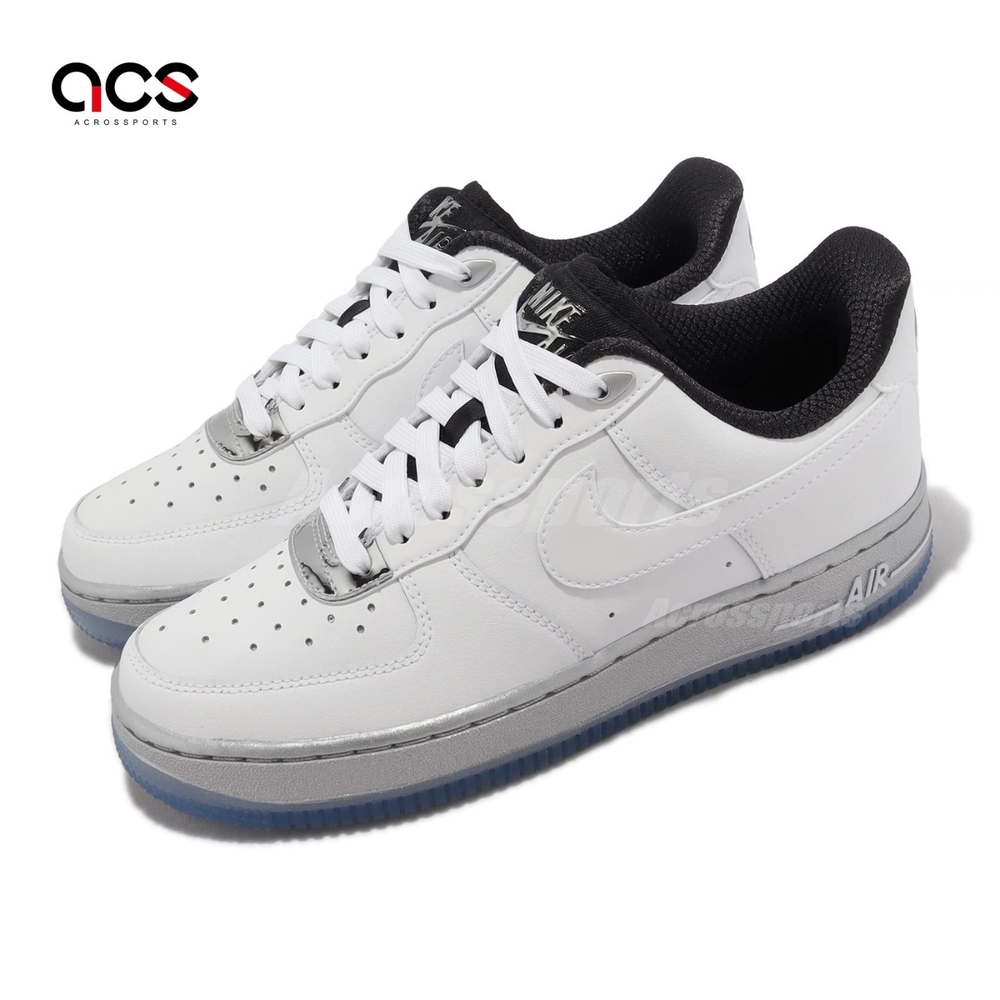 Nike Wmns Air Force 1 07 SE 女鞋白銀White Chrome 冰底DX6764-100