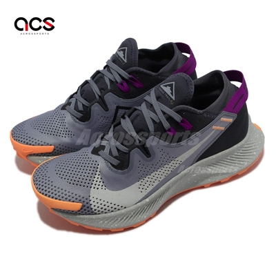 Nike 慢跑鞋 W Pegasus Trail 2 女鞋 戶外越野 跑鞋 藍 橘 CK4309-401