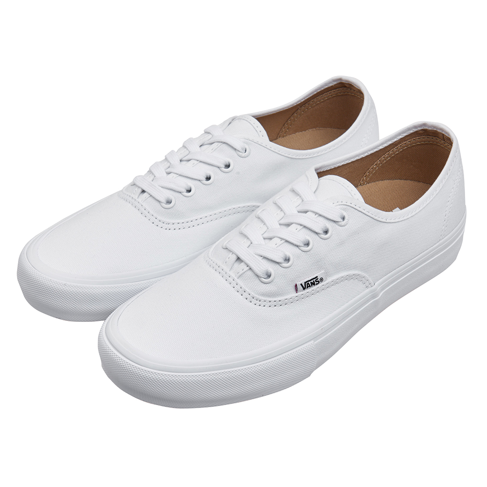 vans white authentic pro