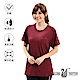 【遊遍天下】台灣製中性款輕量吸濕排汗機能圓領衫S0707磚紅 product thumbnail 1
