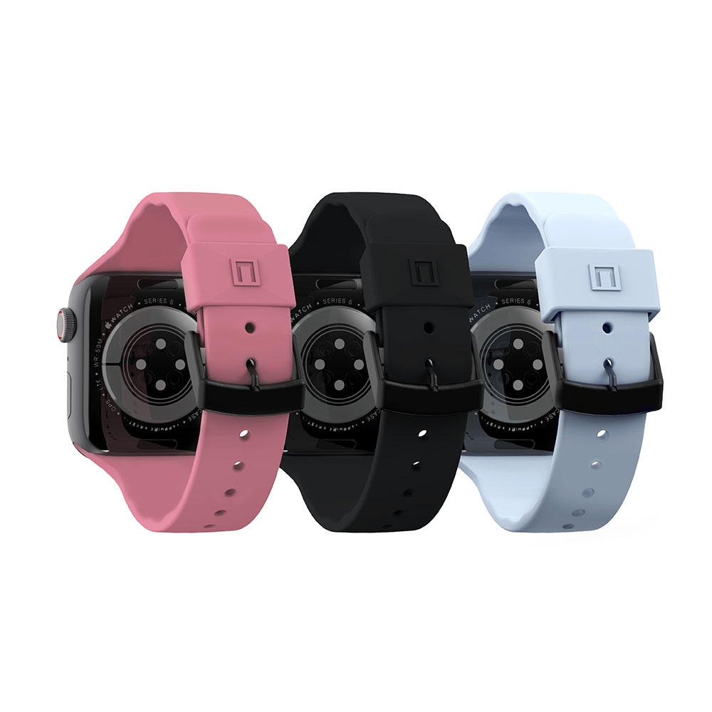 [U] Apple Watch 42/44/45/49mm 透氣矽膠錶帶