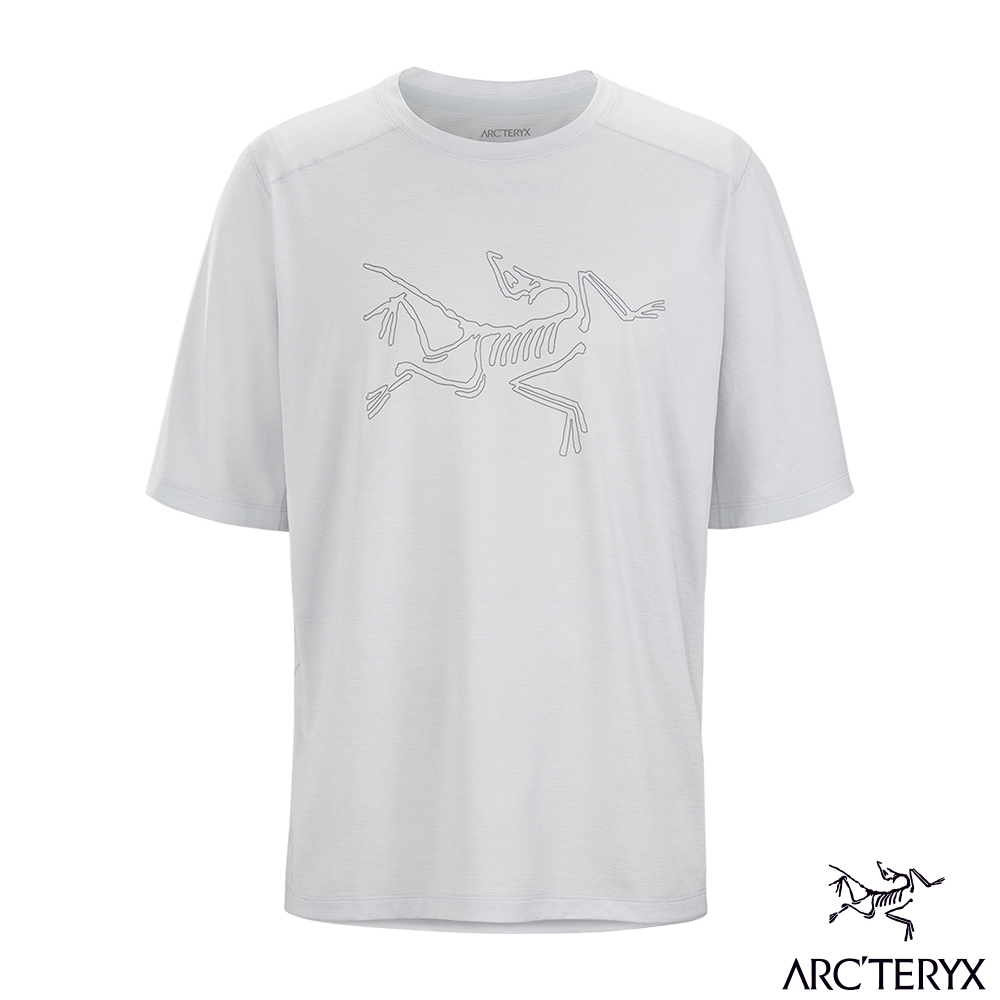 Arcteryx 始祖鳥 男 Cormac Logo 快乾短袖圓領衫  空氣雜灰