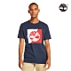 Timberland 男款寶石藍短袖圓領T恤|A2B6A product thumbnail 1