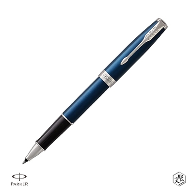 PARKER 派克 卓爾系列 海洋藍白夾 鋼珠筆 免費刻字 （原廠正貨）