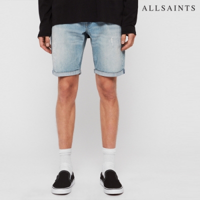 ALLSAINTS SWITCH 素面舒適翻邊牛仔短褲