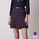 ILEY伊蕾 格紋可拆式腰包褲裙(藍) product thumbnail 1