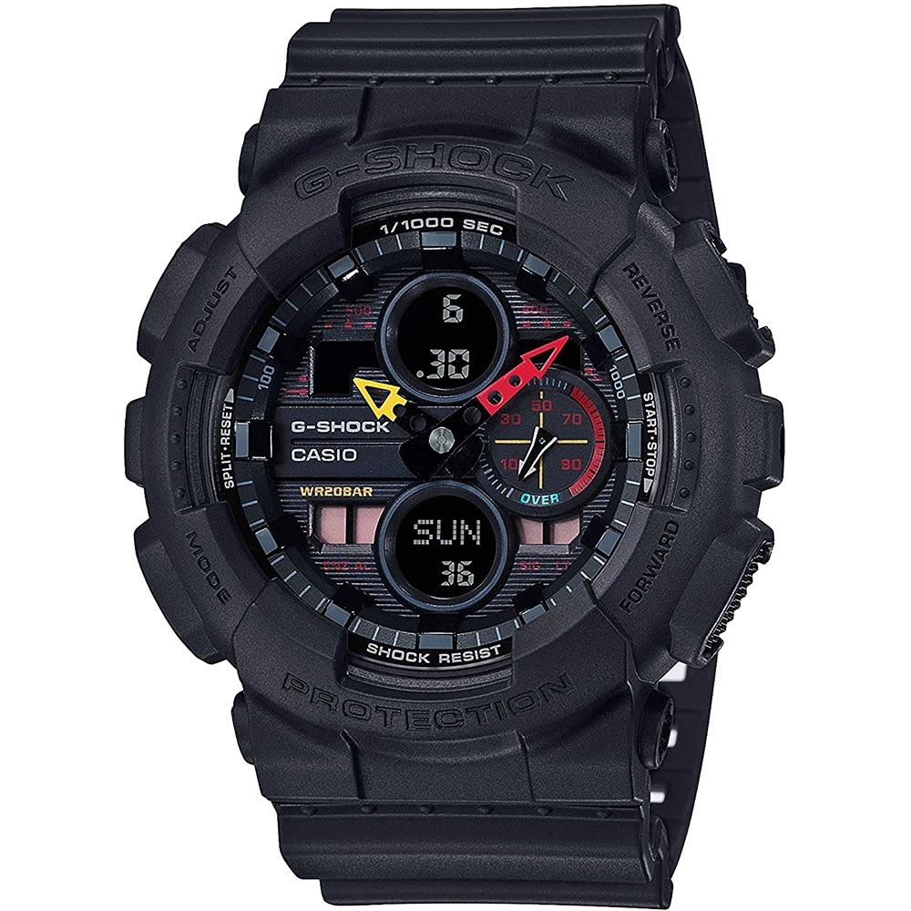 CASIO 卡西歐 G-SHOCK 東京霓虹手錶(GA-140BMC-1A)