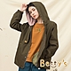 betty’s貝蒂思　跳色連帽抽繩外套(綠色) product thumbnail 1