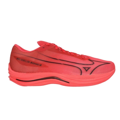 MIZUNO WAVE REBELLION SONIC 2 男路跑鞋 J1GC249201 紅黑