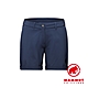 【Mammut 長毛象】Runbold Roll Cuff Shorts W 耐磨彈性機能短褲 海洋藍 女款 #1023-00700 product thumbnail 1